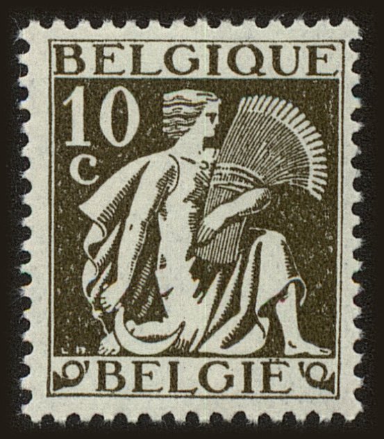 Front view of Belgium 247 collectors stamp