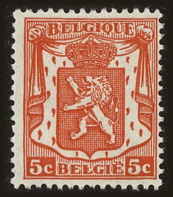 Front view of Belgium 266 collectors stamp