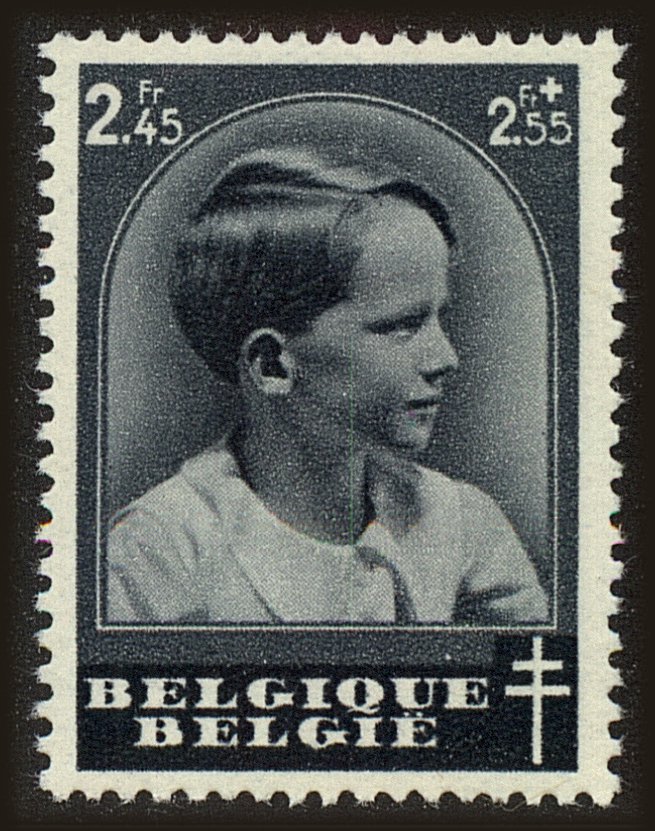 Front view of Belgium B188 collectors stamp