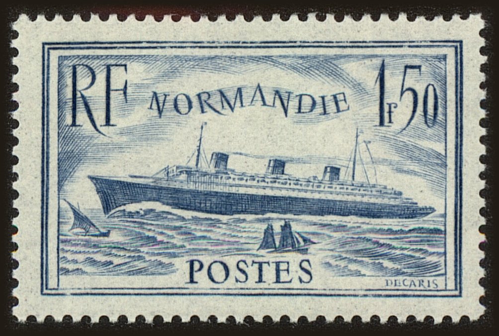 Front view of France 300a collectors stamp