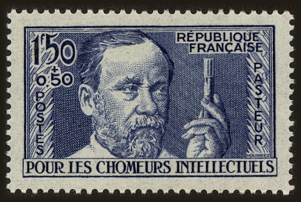 Front view of France B53 collectors stamp