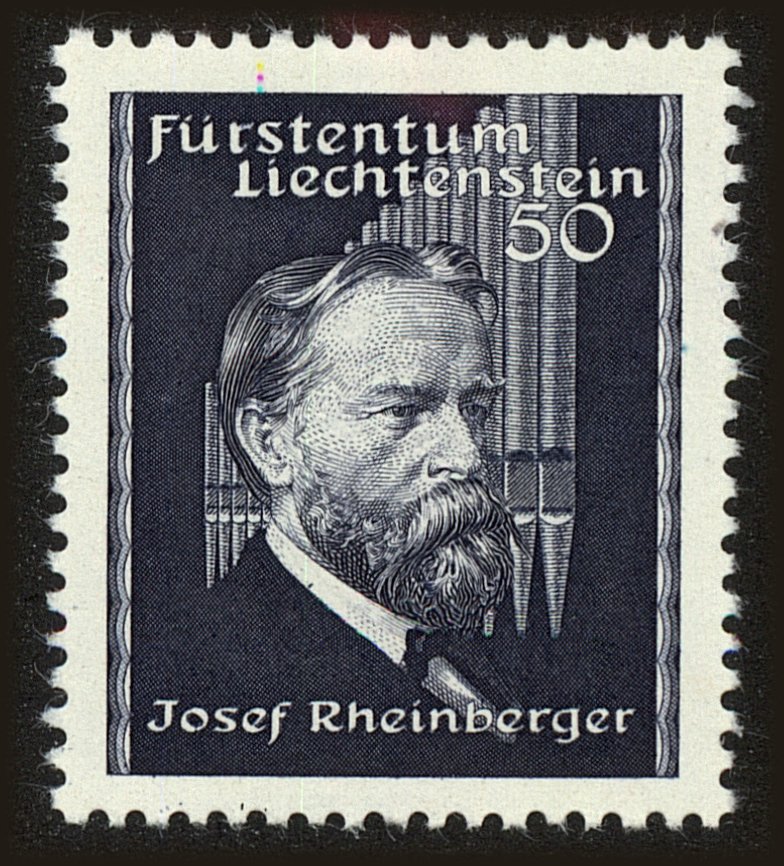 Front view of Liechtenstein 152 collectors stamp