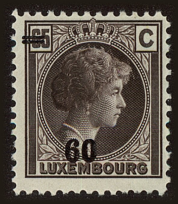 Front view of Luxembourg 188 collectors stamp