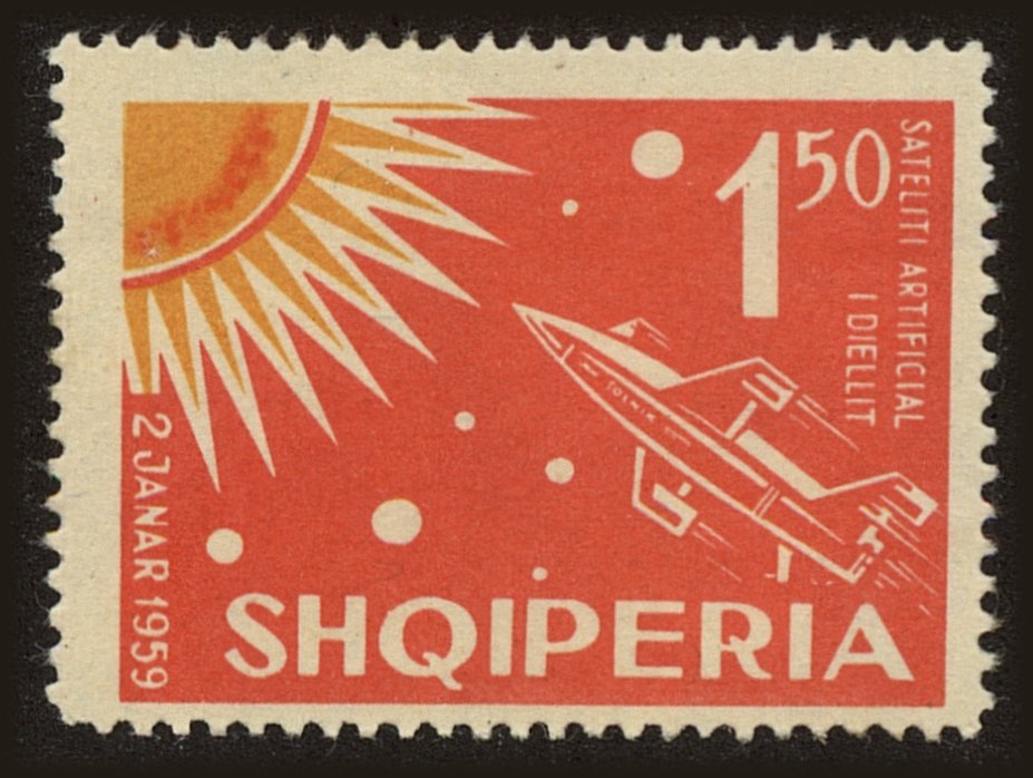 Front view of Albania 623 collectors stamp
