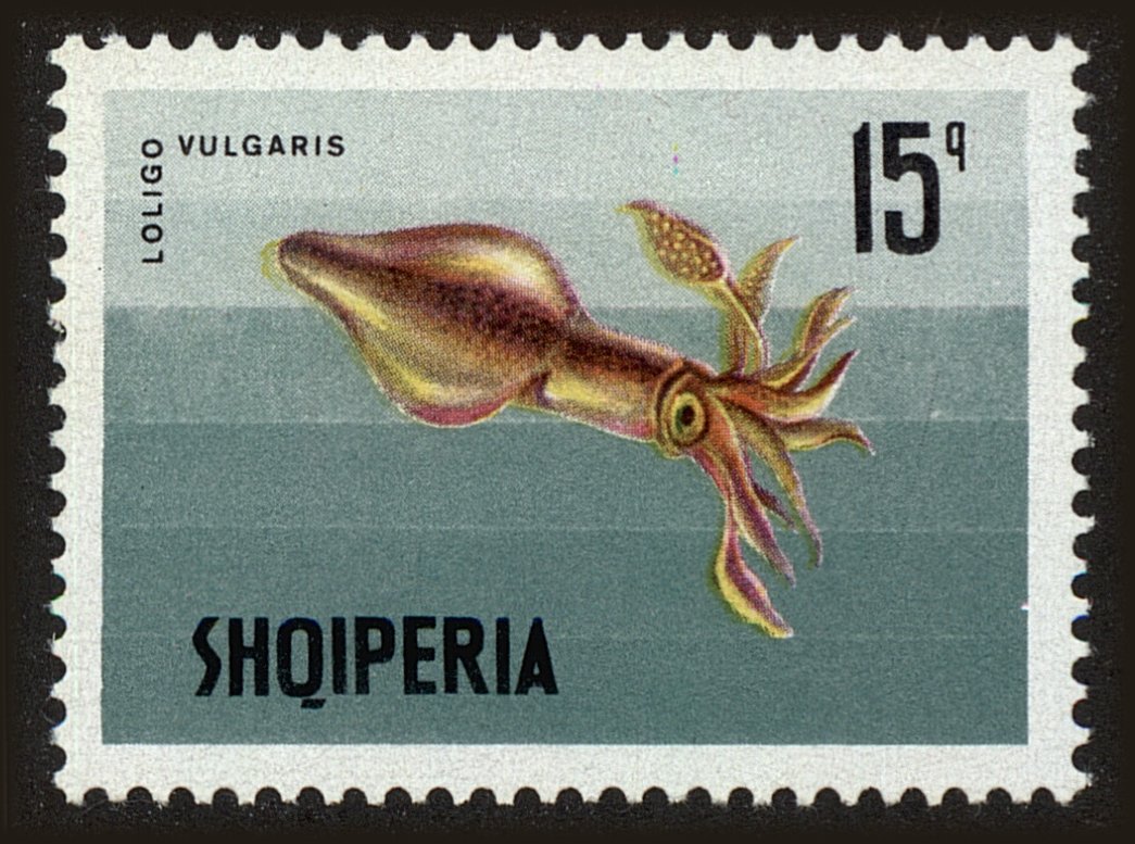 Front view of Albania 1170 collectors stamp
