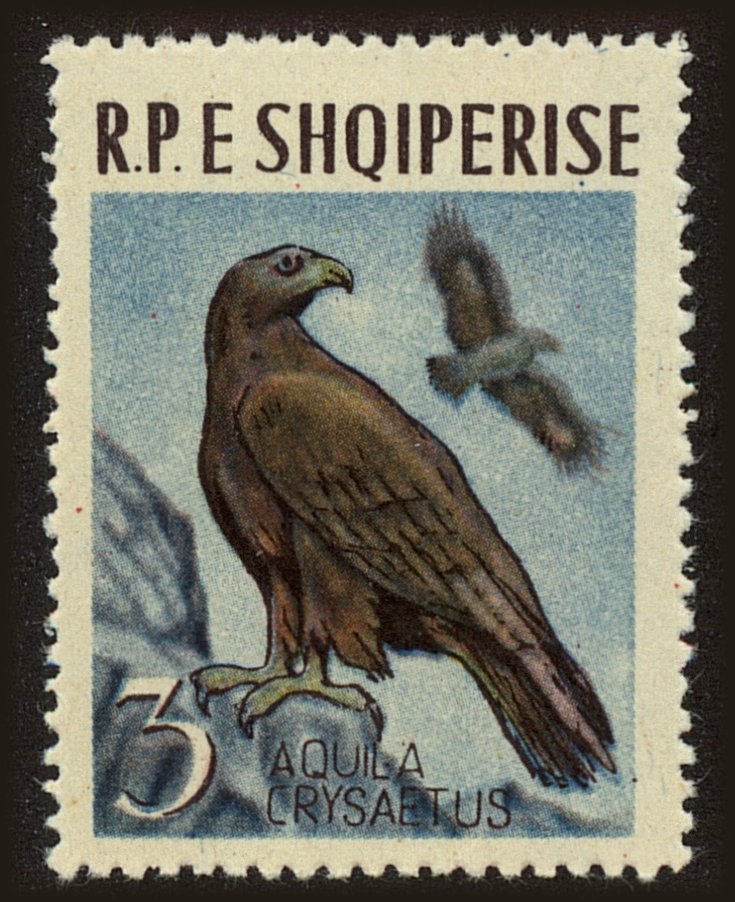 Front view of Albania 673 collectors stamp