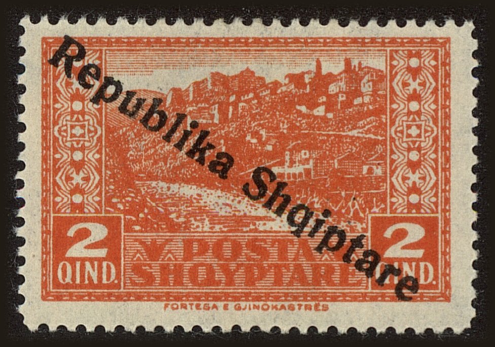 Front view of Albania 179 collectors stamp