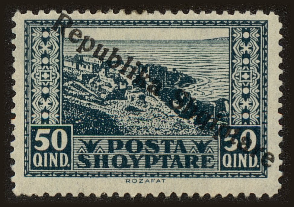 Front view of Albania 183 collectors stamp
