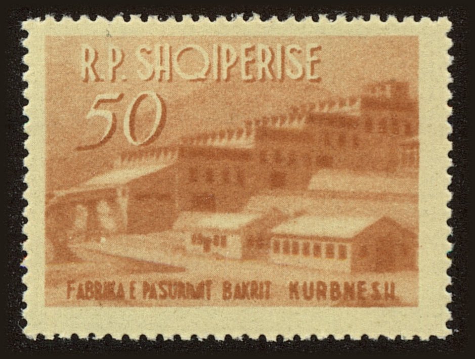 Front view of Albania 700 collectors stamp