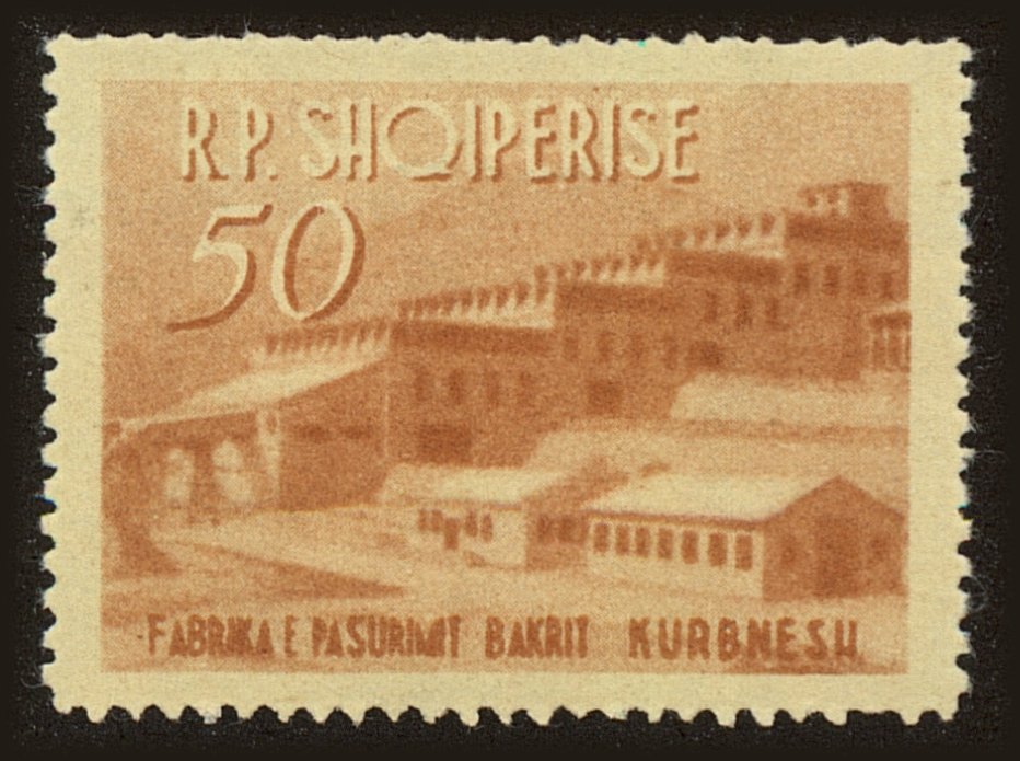 Front view of Albania 700 collectors stamp