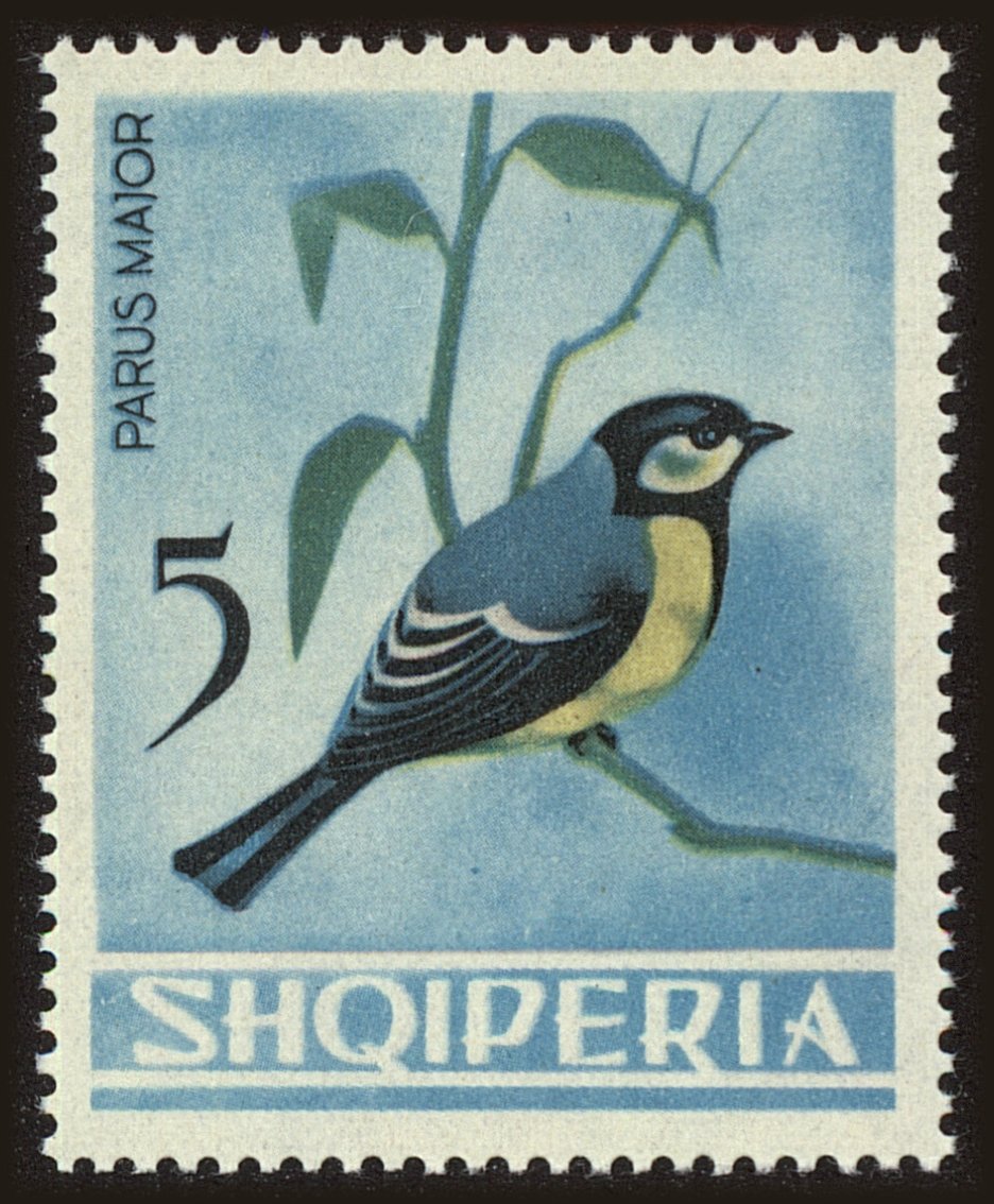 Front view of Albania 751 collectors stamp