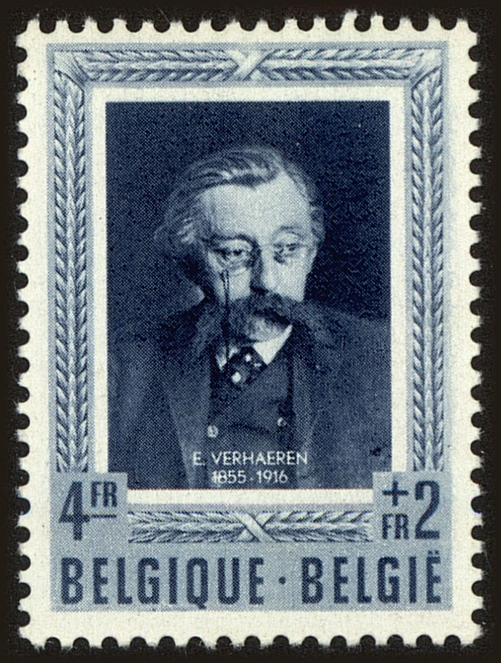 Front view of Belgium B519 collectors stamp