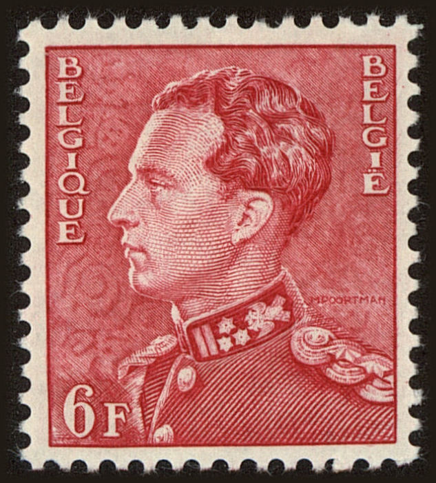 Front view of Belgium 306 collectors stamp
