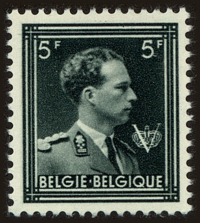 Front view of Belgium 360a collectors stamp