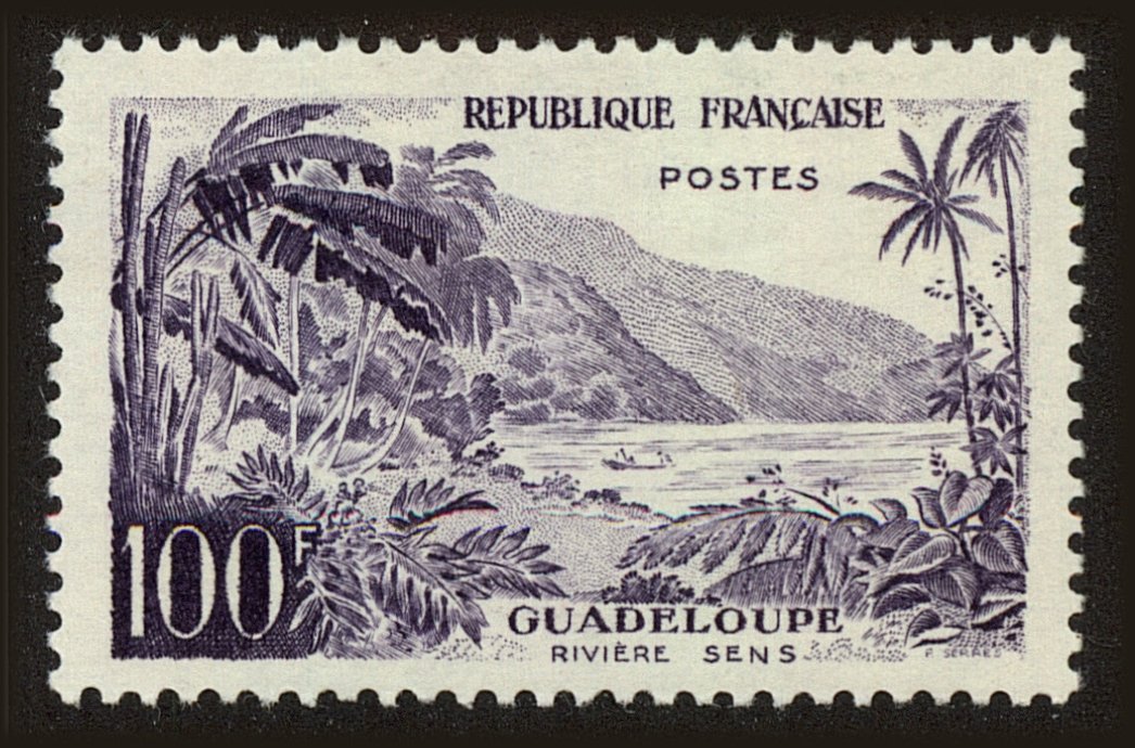 Front view of France 909 collectors stamp