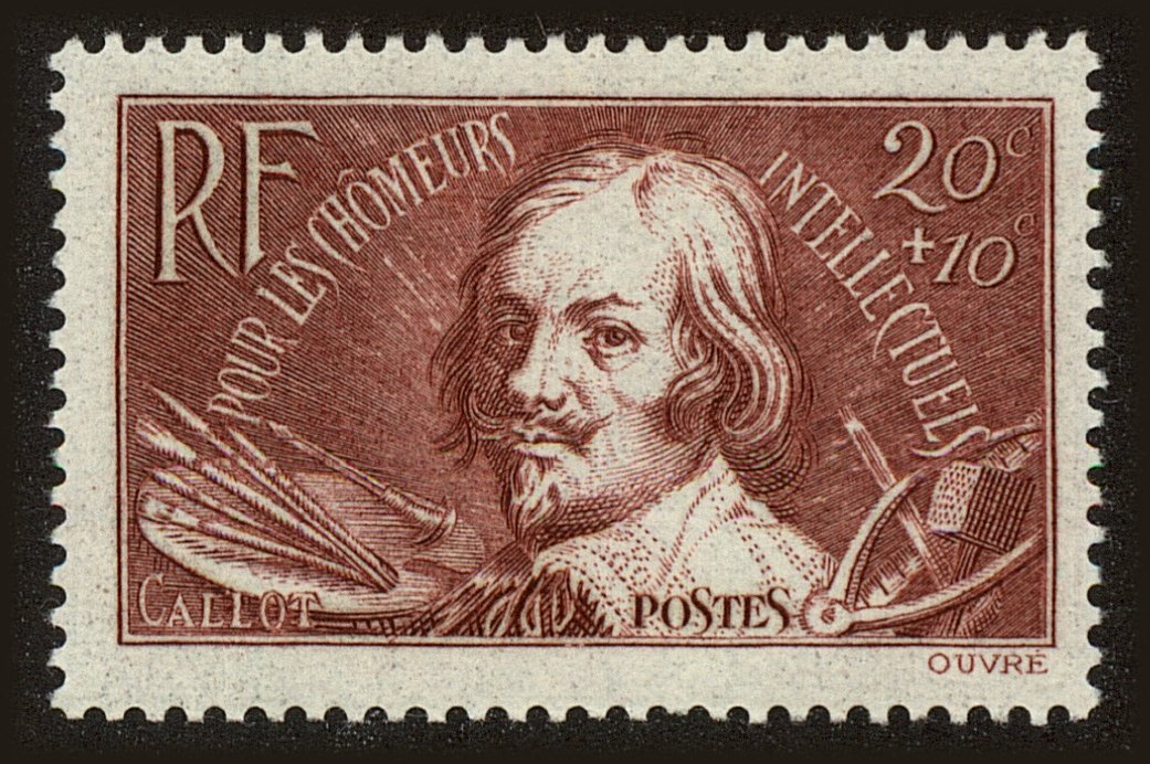 Front view of France B48 collectors stamp