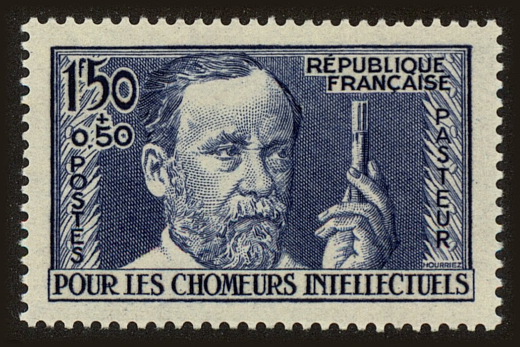 Front view of France B53 collectors stamp