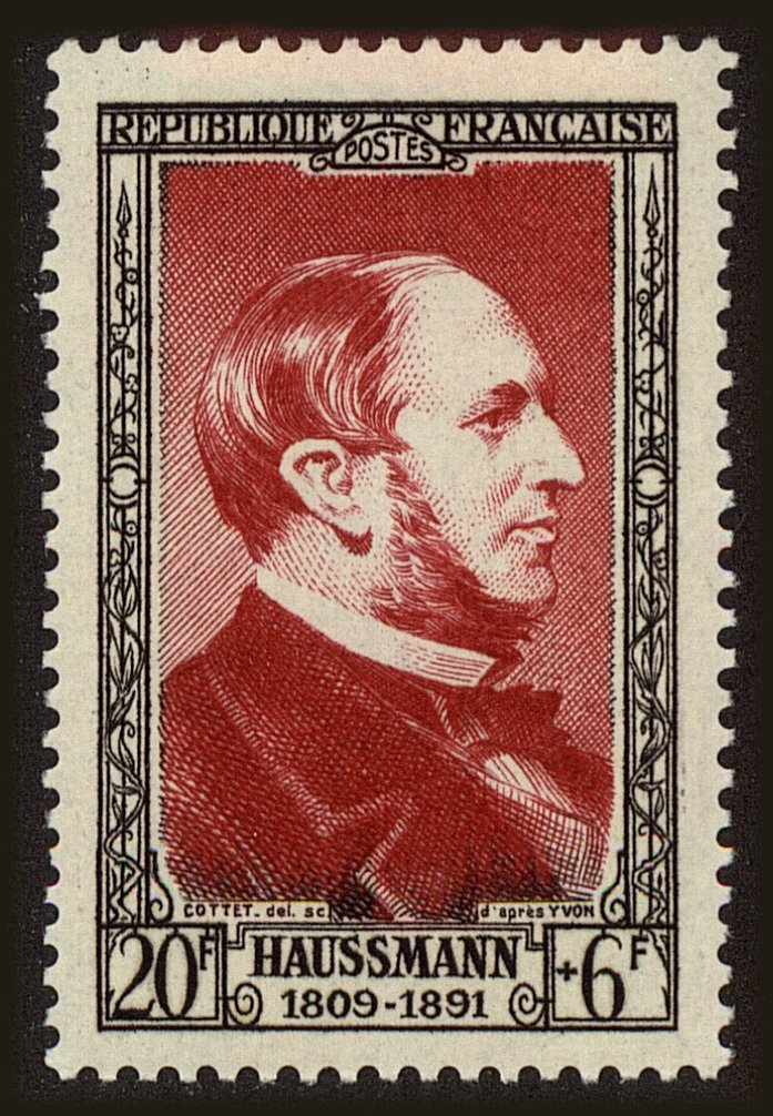 Front view of France B271 collectors stamp