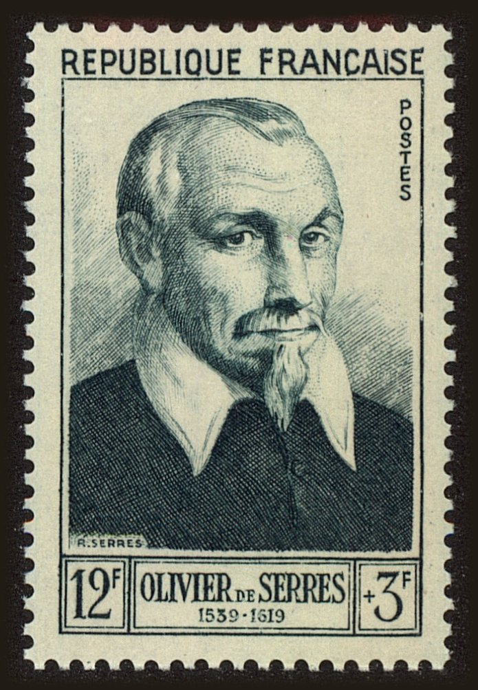 Front view of France B277 collectors stamp