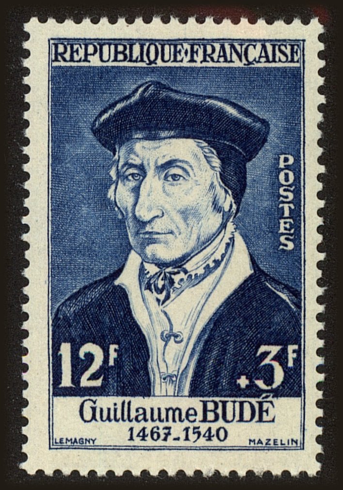 Front view of France B303 collectors stamp