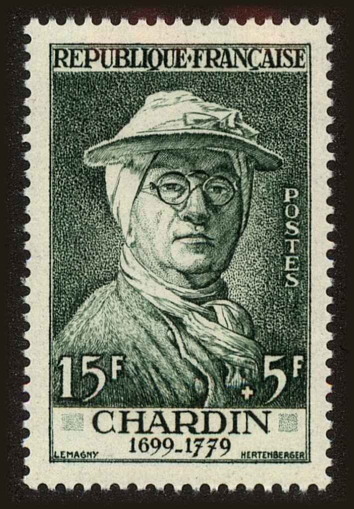 Front view of France B306 collectors stamp