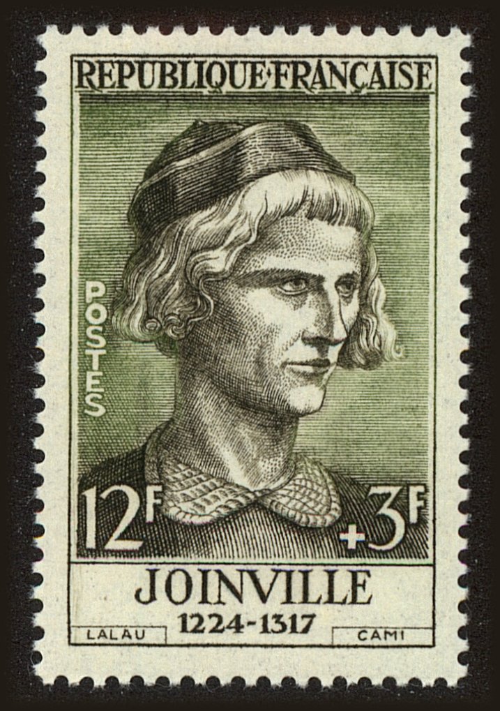 Front view of France B312 collectors stamp