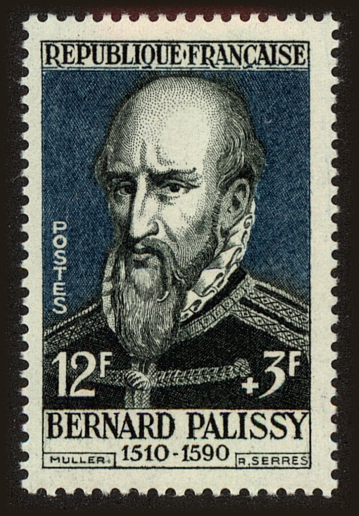 Front view of France B313 collectors stamp