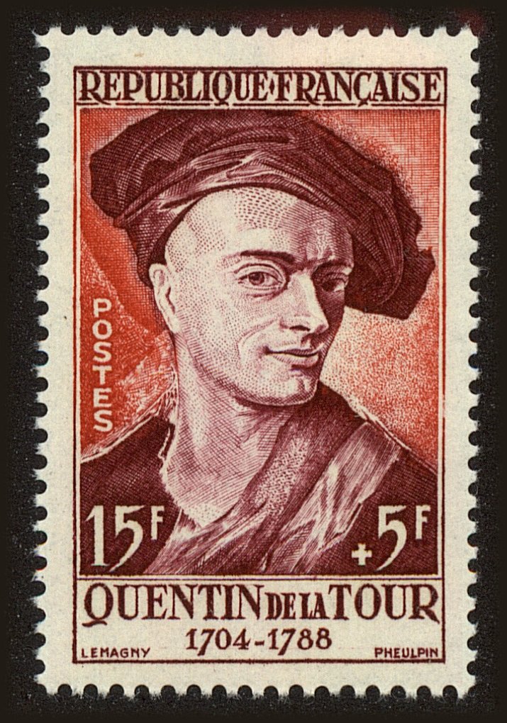 Front view of France B314 collectors stamp