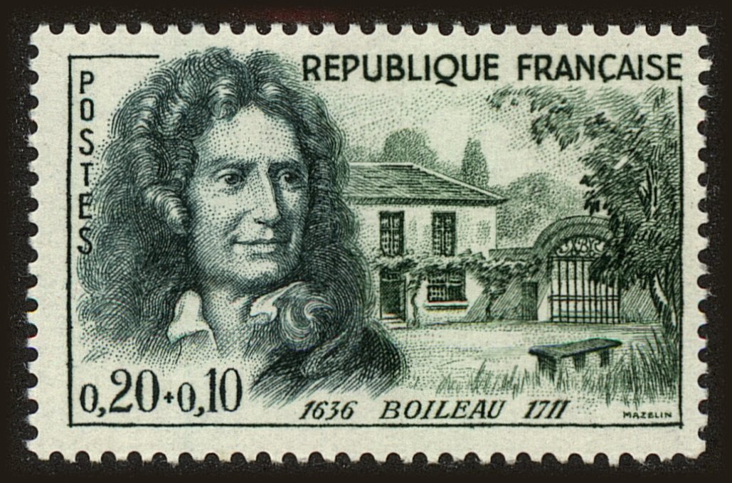 Front view of France B343 collectors stamp
