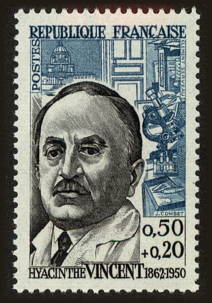 Front view of France B364 collectors stamp