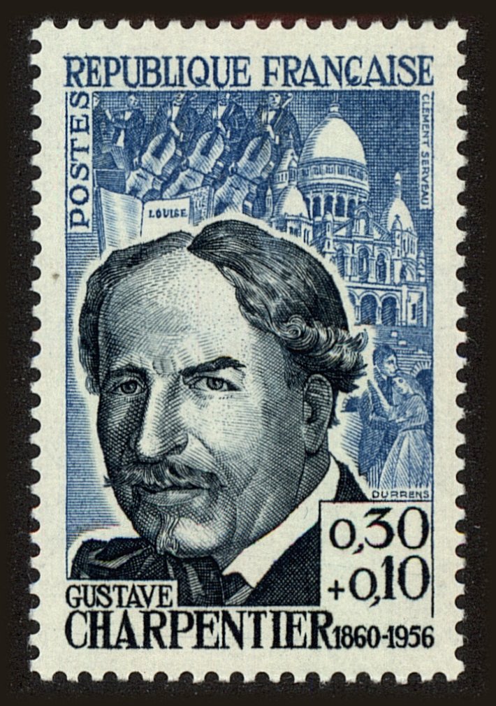 Front view of France B362 collectors stamp