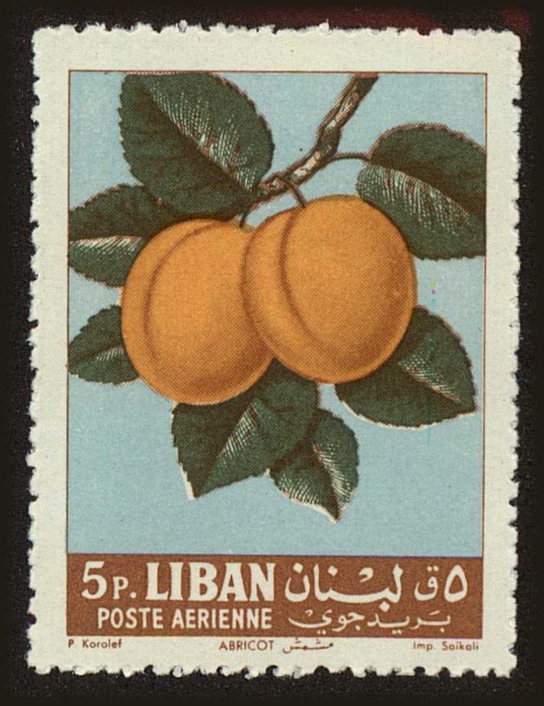 Front view of Lebanon C359 collectors stamp