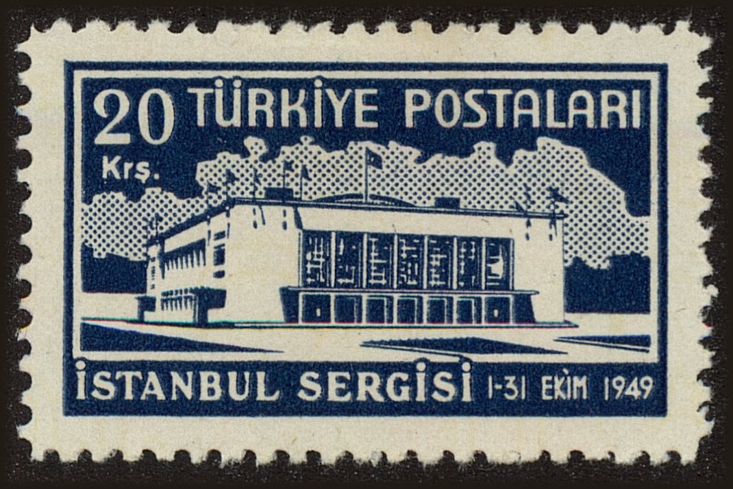 Front view of Turkey 1001 collectors stamp