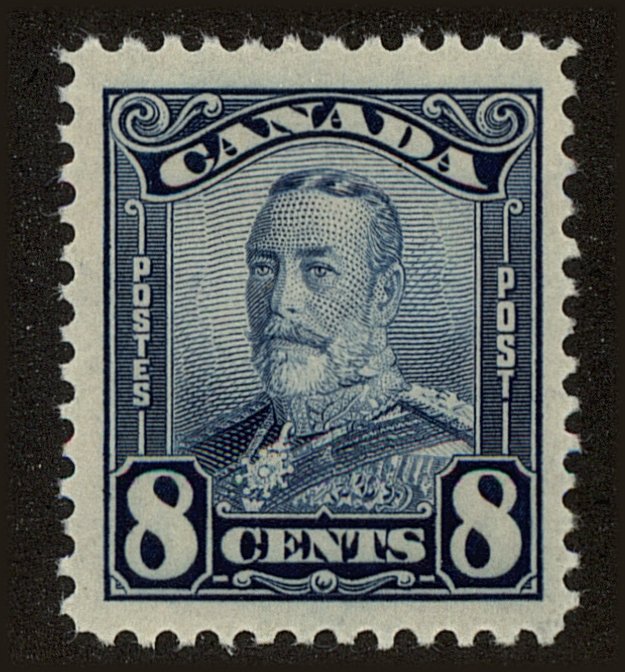 Front view of Canada 154 collectors stamp