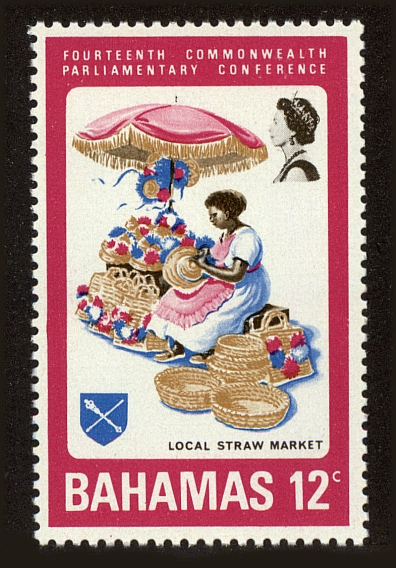 Front view of Bahamas 282 collectors stamp