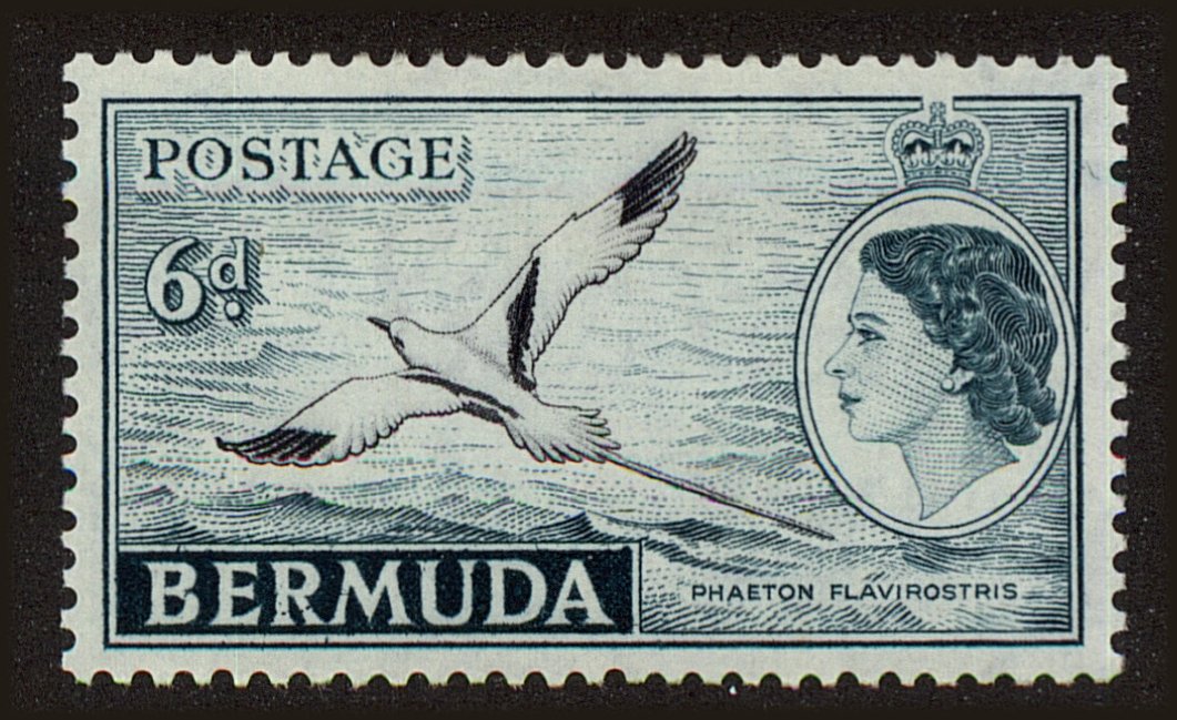 Front view of Bermuda 152 collectors stamp