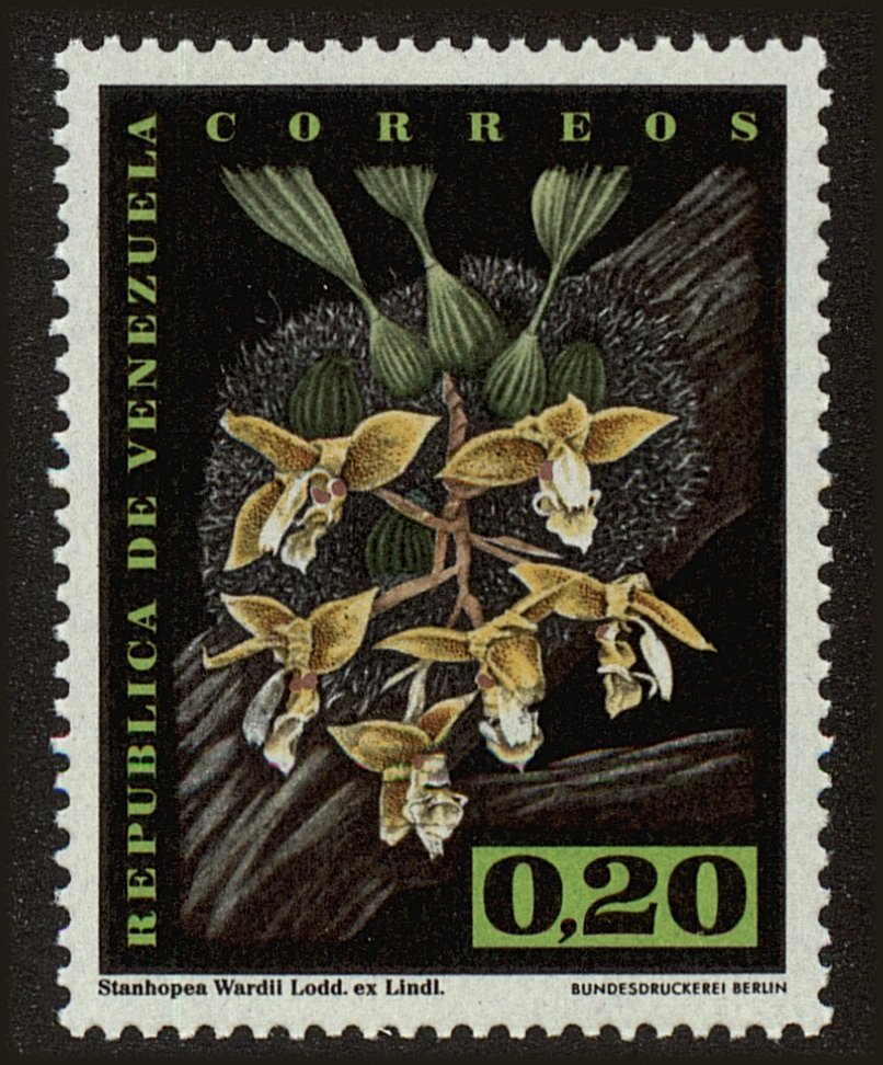 Front view of Venezuela 806 collectors stamp