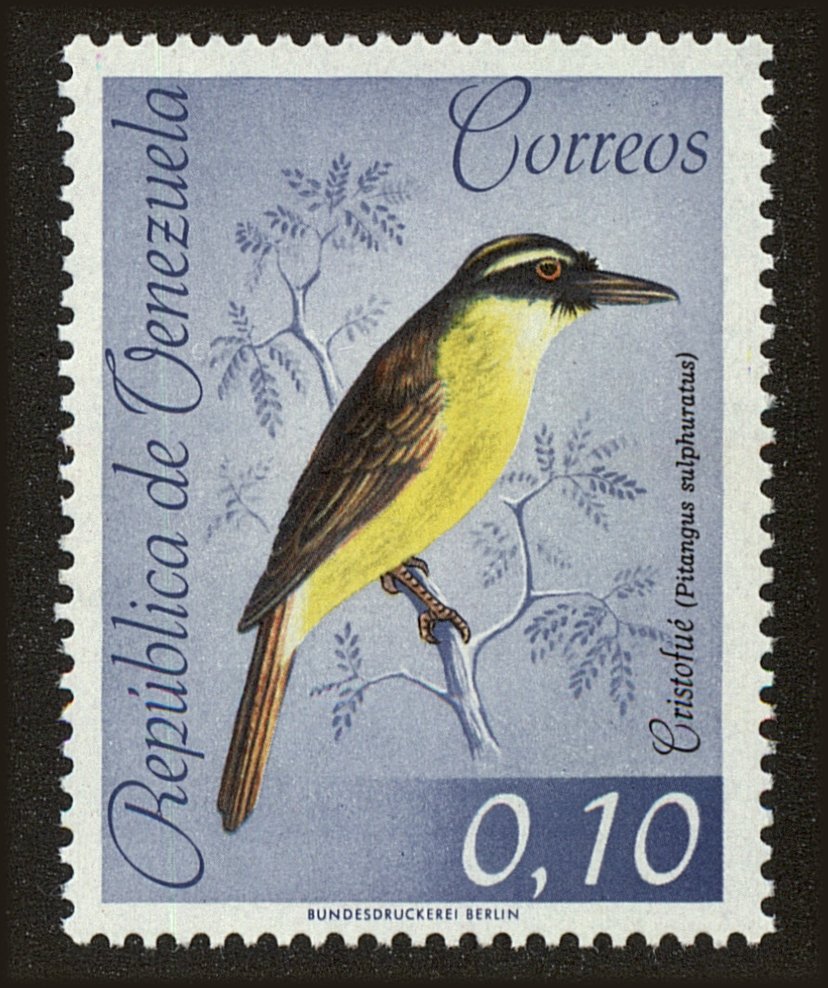 Front view of Venezuela 819 collectors stamp