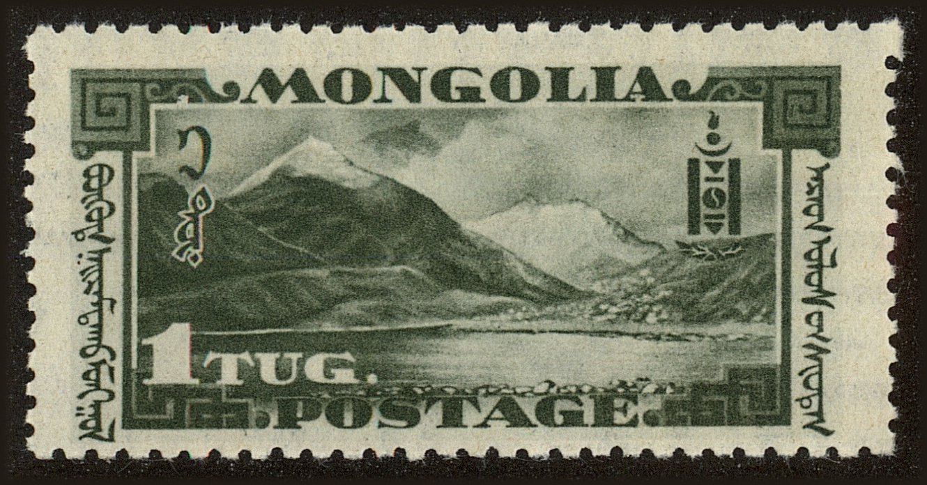 Front view of Mongolia 71 collectors stamp