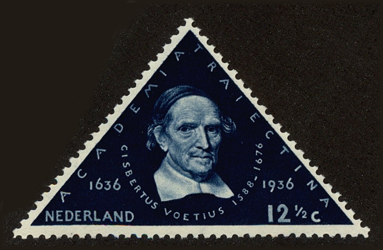 Front view of Netherlands 205 collectors stamp