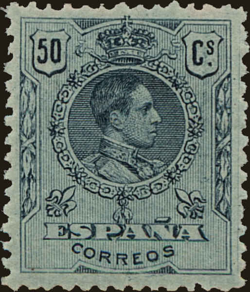 Front view of Spain 305 collectors stamp