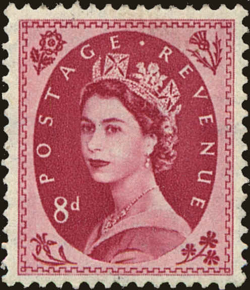 Front view of Great Britain 302 collectors stamp