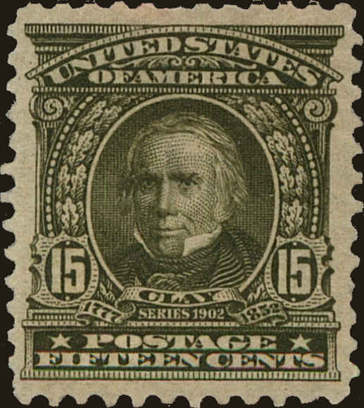 Front view of United States 309 collectors stamp