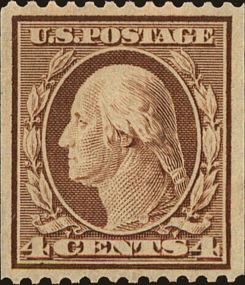 Front view of United States 350 collectors stamp