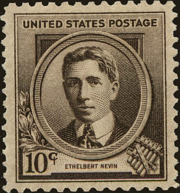 Front view of United States 883 collectors stamp