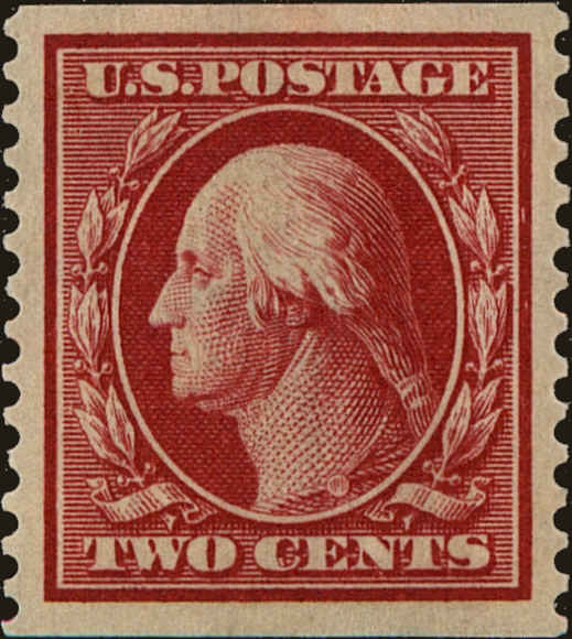 Front view of United States 388 collectors stamp