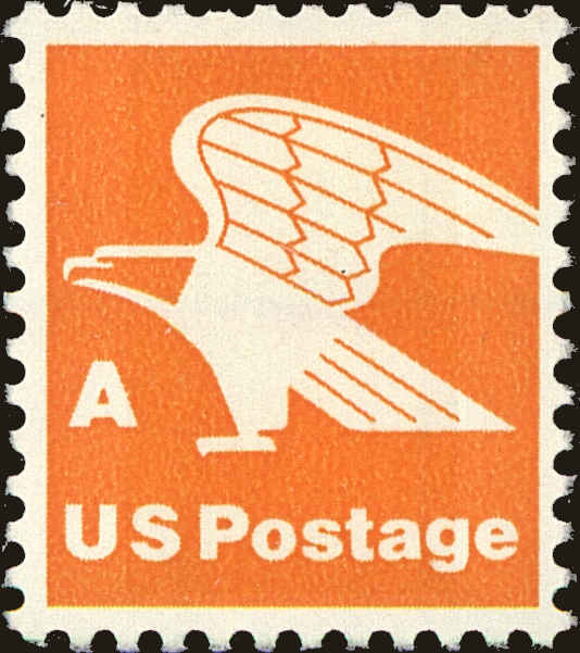 Front view of United States 1735 collectors stamp