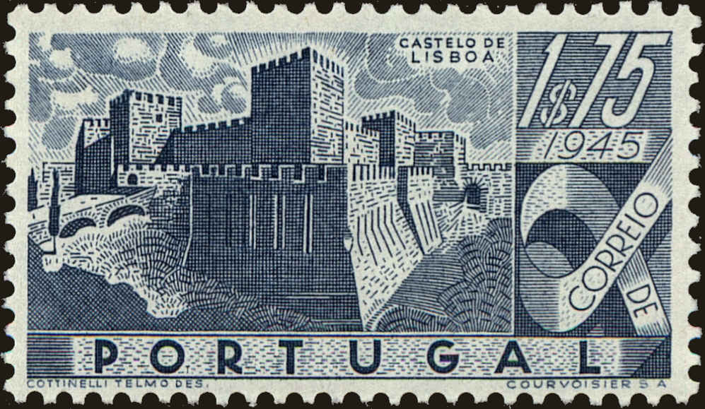 Front view of Portugal 667 collectors stamp