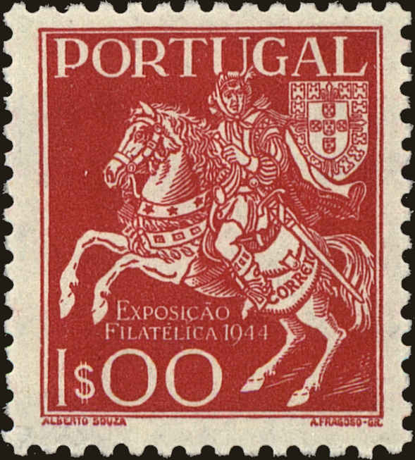 Front view of Portugal 636 collectors stamp