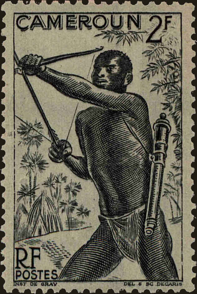 Front view of Cameroun (French) 313 collectors stamp